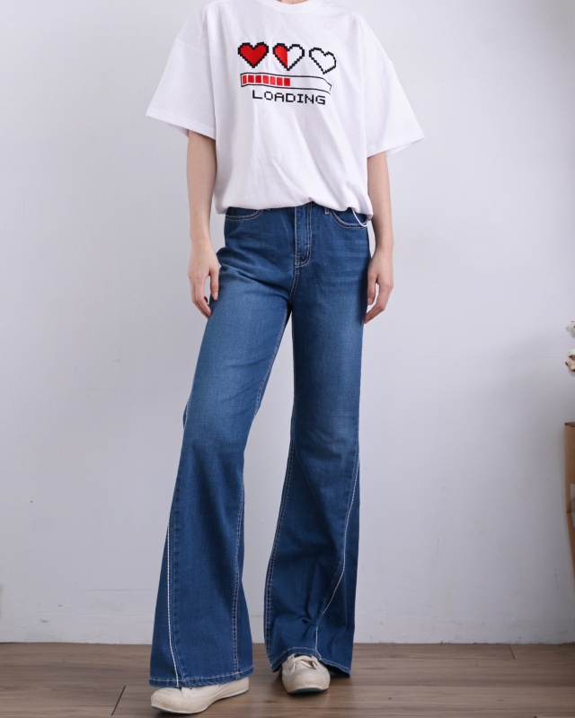 韓 愛心讀取中上衣 2色 size
