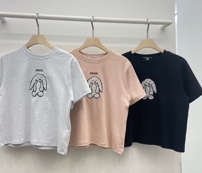 韓 閃亮亮小兔上衣 3色 size
