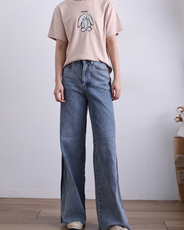 韓 閃亮亮小兔上衣 3色 size