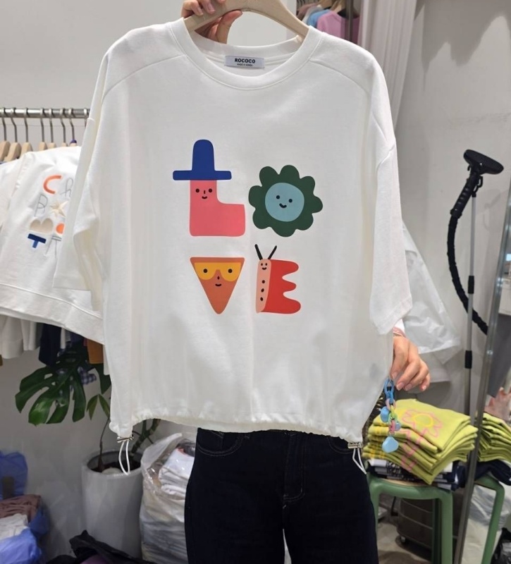 韓 Q版樂福油上衣 3色 size