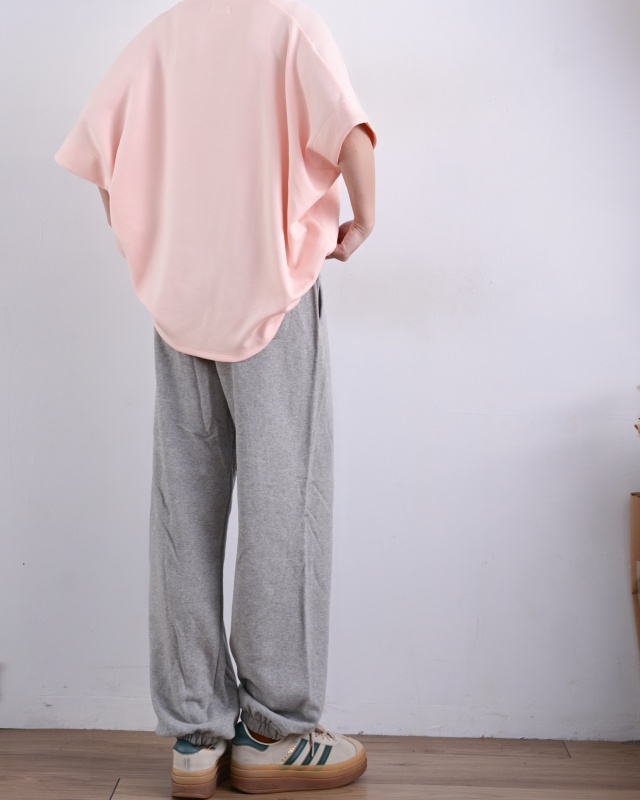 韓 垂領不規則上衣 3色 size