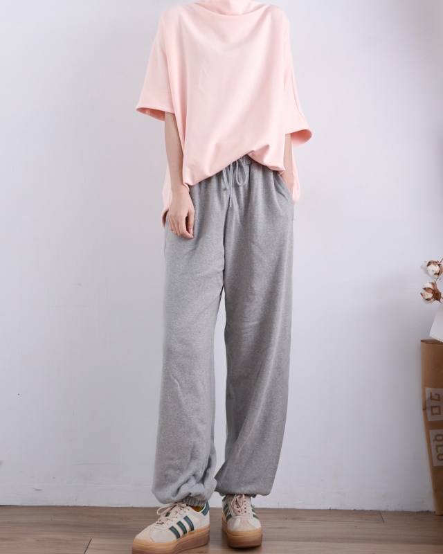 韓 垂領不規則上衣 3色 size