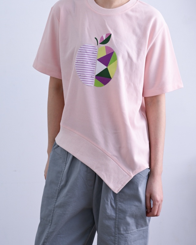 韓 斜邊蘋果上衣 2色 size