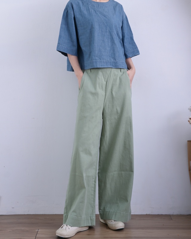 韓 短版牛仔上衣 size