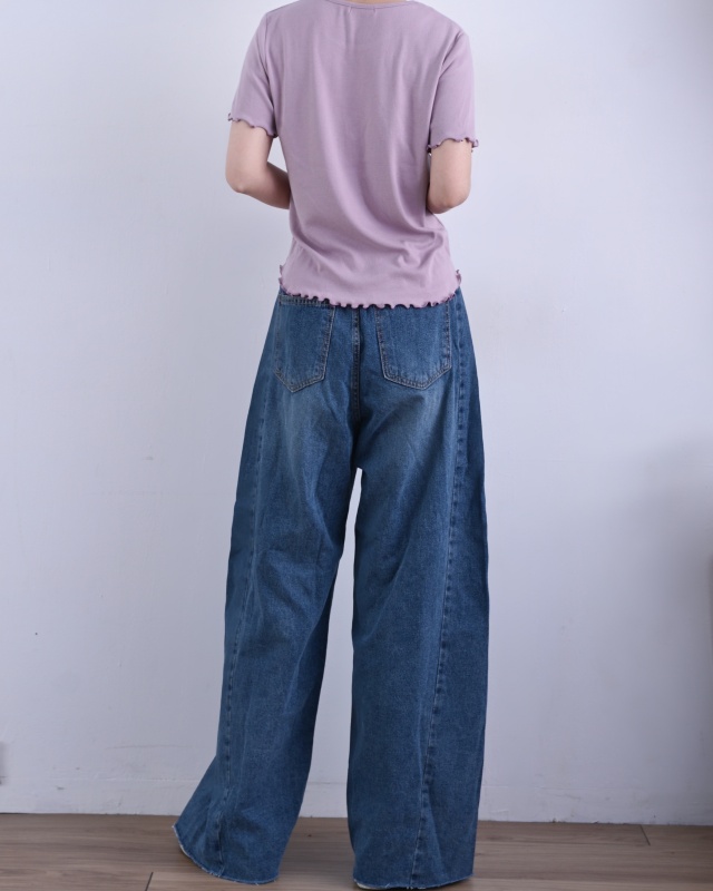 韓 木耳捲捲邊上衣 8色 size