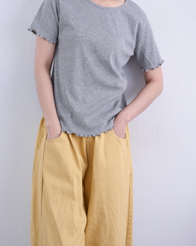 韓 木耳捲捲邊上衣 8色 size