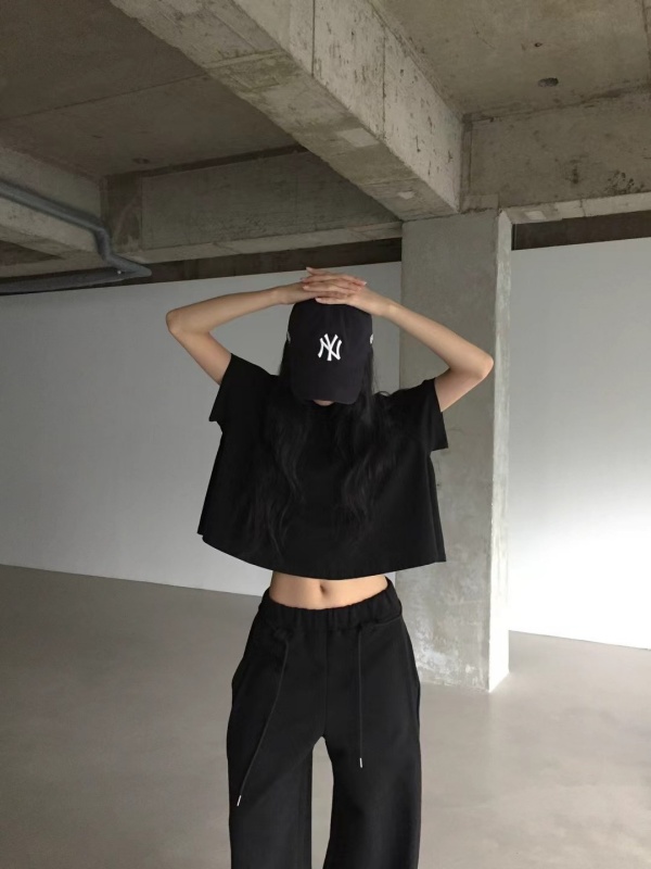 韓 小傘狀素色上衣 2色 size