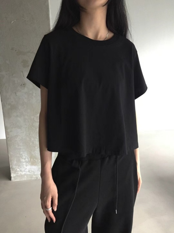 韓 小傘狀素色上衣 2色 size