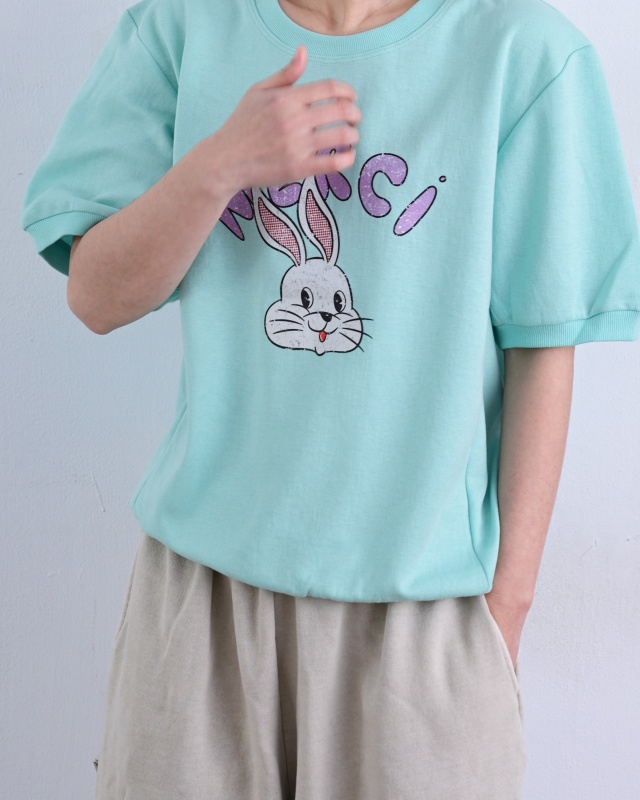 韓 兔頭上衣 3色 size