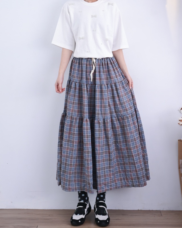 韓 珍珠蝴蝶結上衣 2色 size