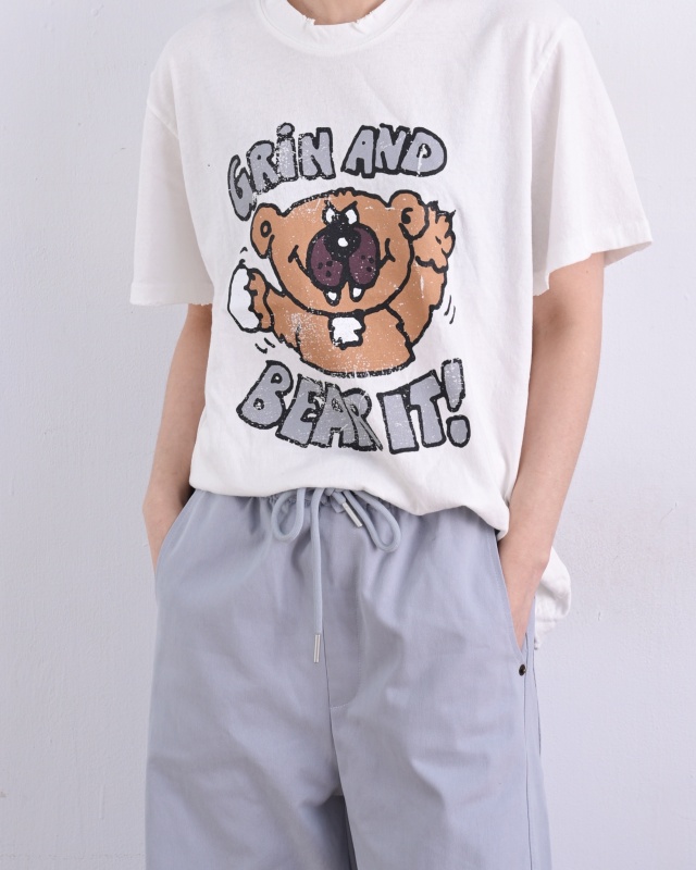 韓 破損風小熊上衣 2色 size