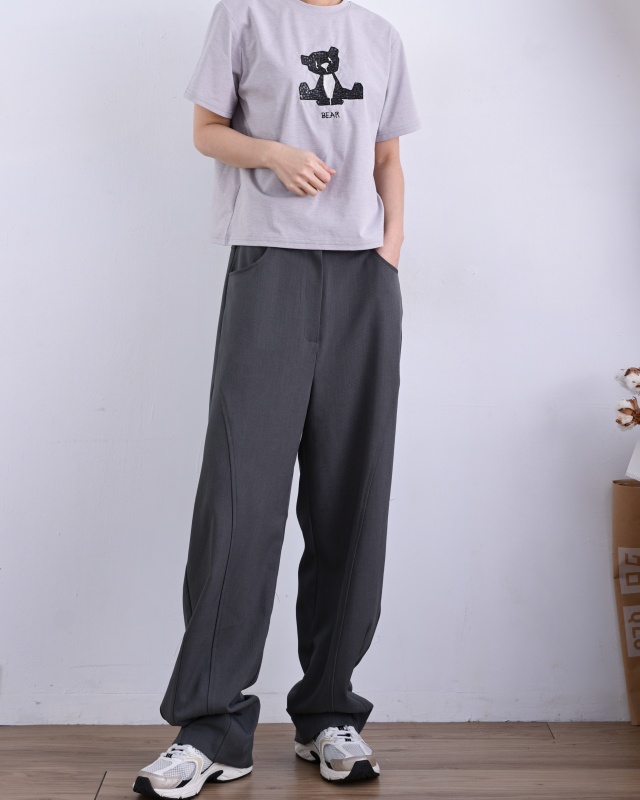 韓 亮片小熊上衣 2色 size