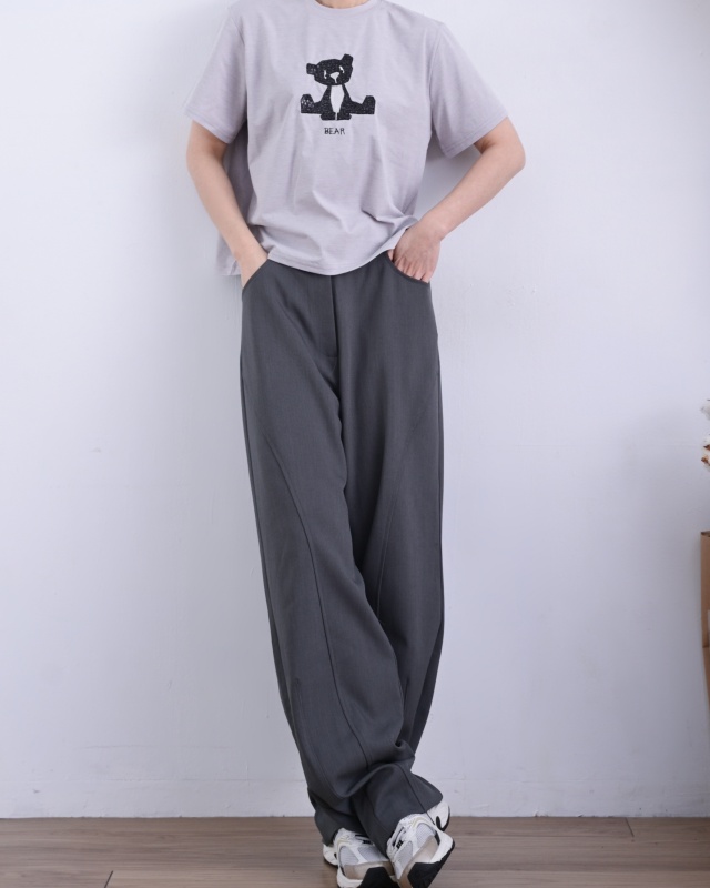 韓 亮片小熊上衣 2色 size