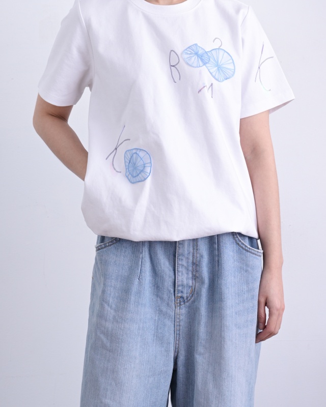韓 網紗葉口袋上衣 3色 size