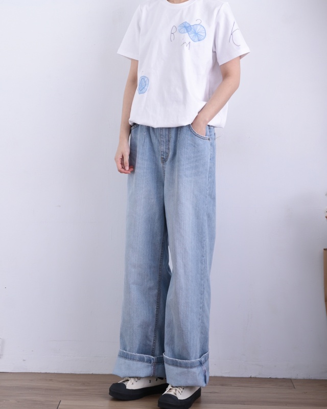 韓 網紗葉口袋上衣 3色 size
