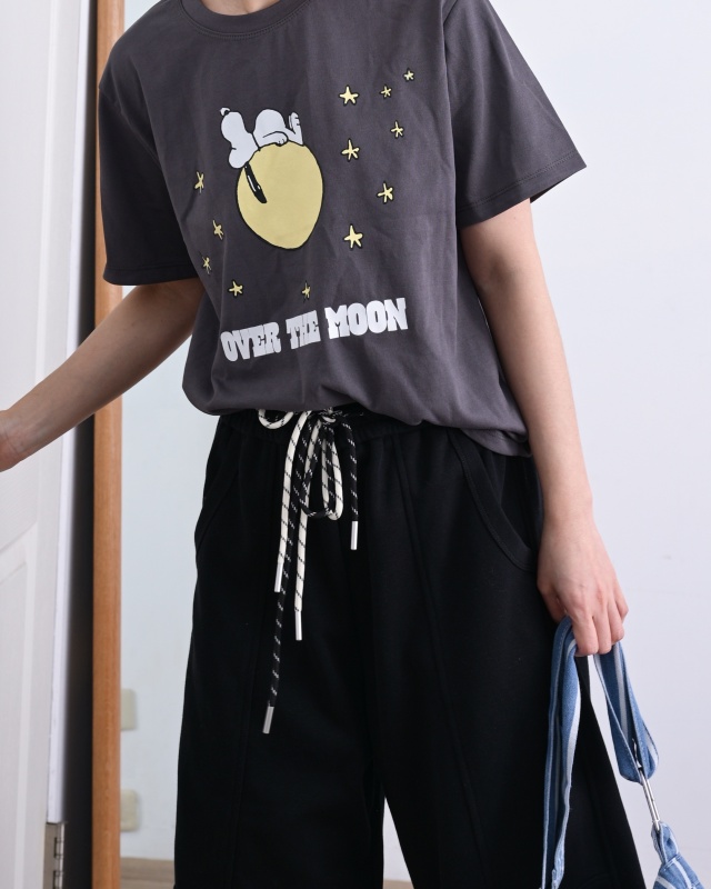 韓 躺在月亮上上衣 2色 size