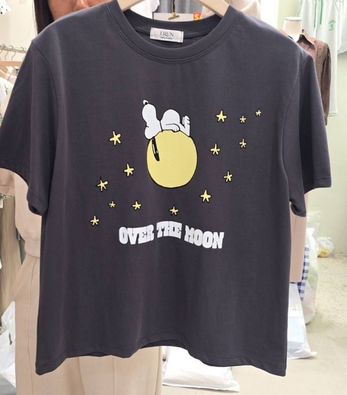 韓 躺在月亮上上衣 2色 size