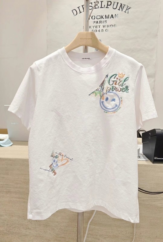 韓 微笑巴黎鐵塔上衣 4色 size