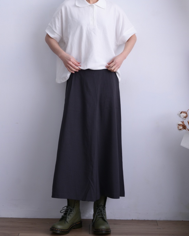 韓 微傘有領上衣 2色 size