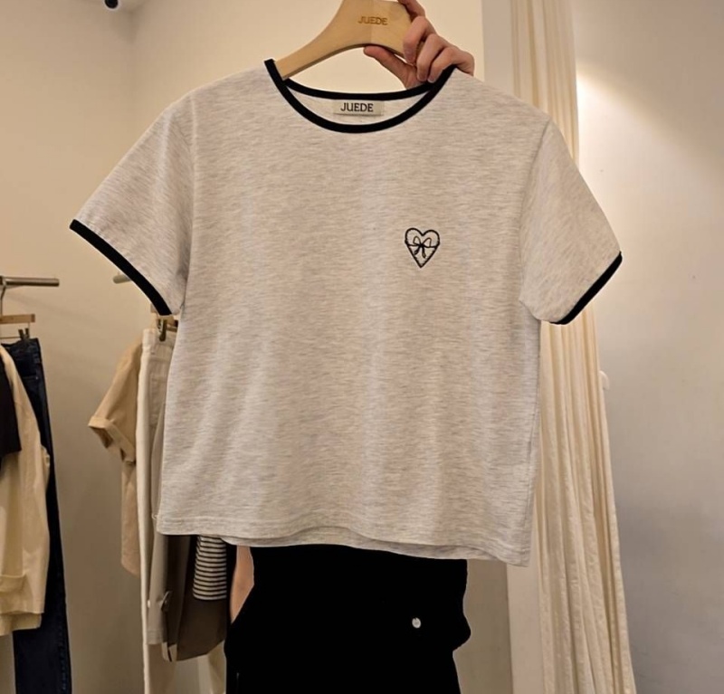 韓 小愛心蝴蝶結上衣 2色 size