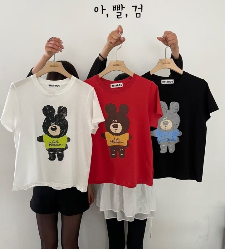 韓 Q版熊上衣 3色 size