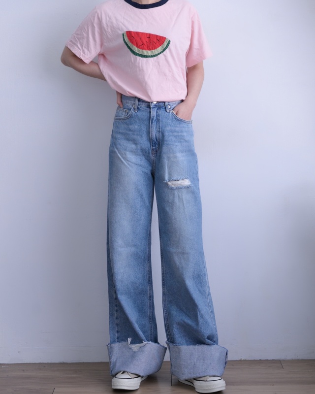 韓 夏日西瓜上衣 3色 size