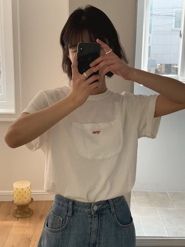 韓 叮噹口袋上衣  2色 size
