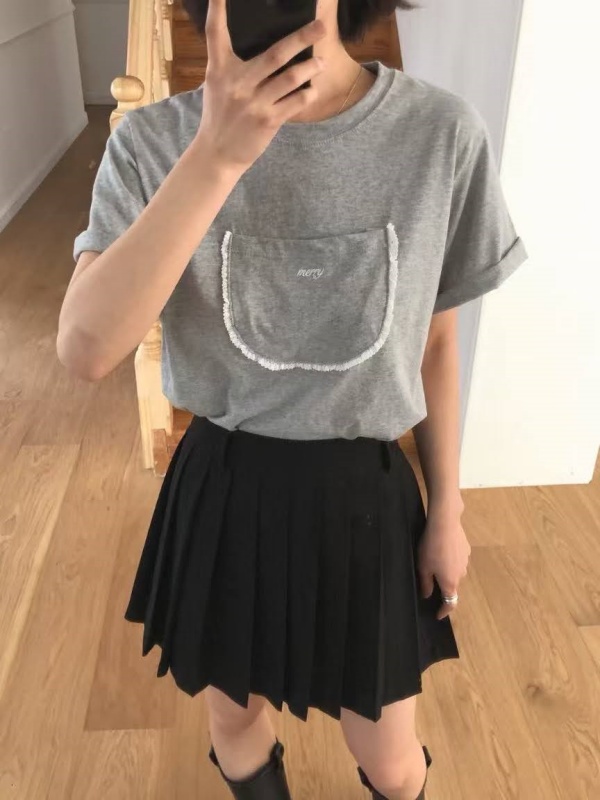 韓 叮噹口袋上衣  2色 size