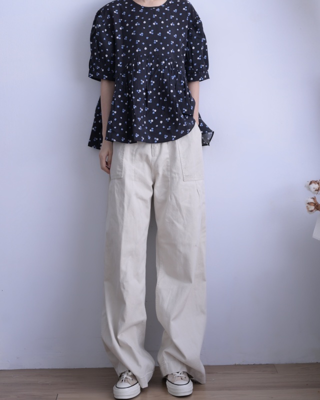 韓 小碎花上衣 2色 size