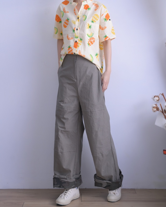 韓 熱帶水果襯衫 2色 size