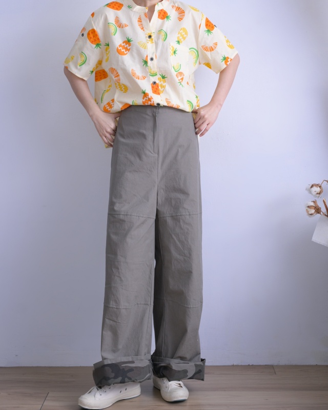 韓 熱帶水果襯衫 2色 size