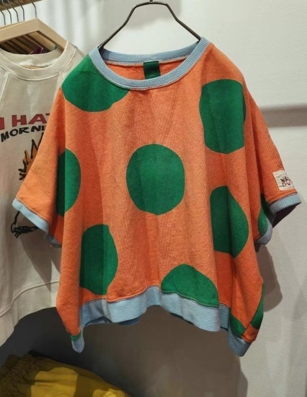 韓 大點點寬袖上衣 3色 size