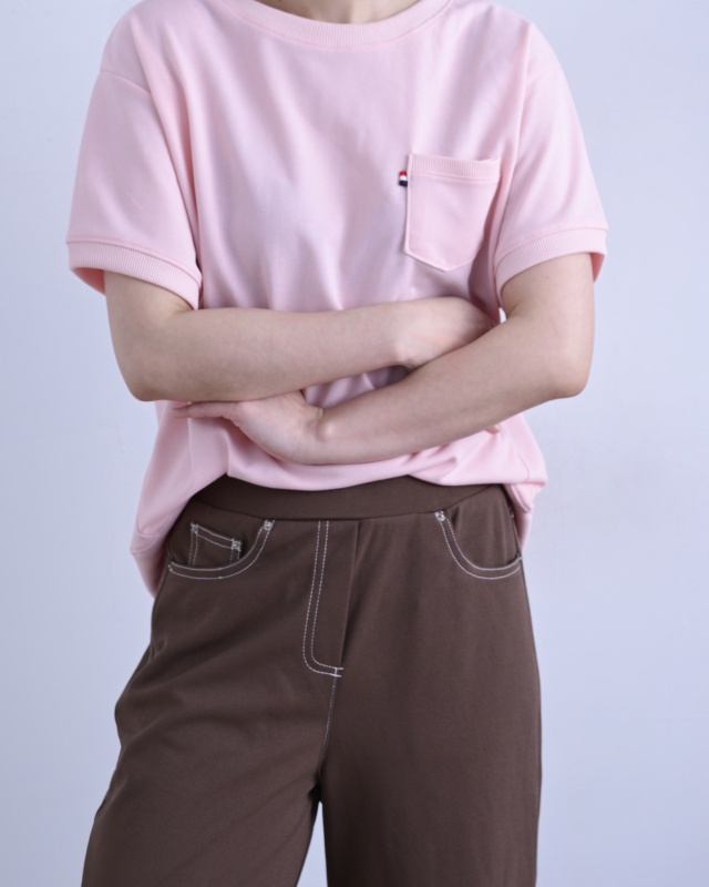韓 口袋小標上衣 3色 size