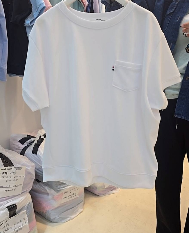 韓 口袋小標上衣 3色 size