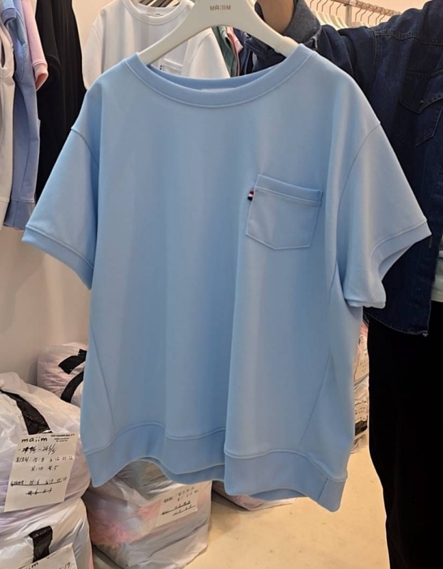 韓 口袋小標上衣 3色 size