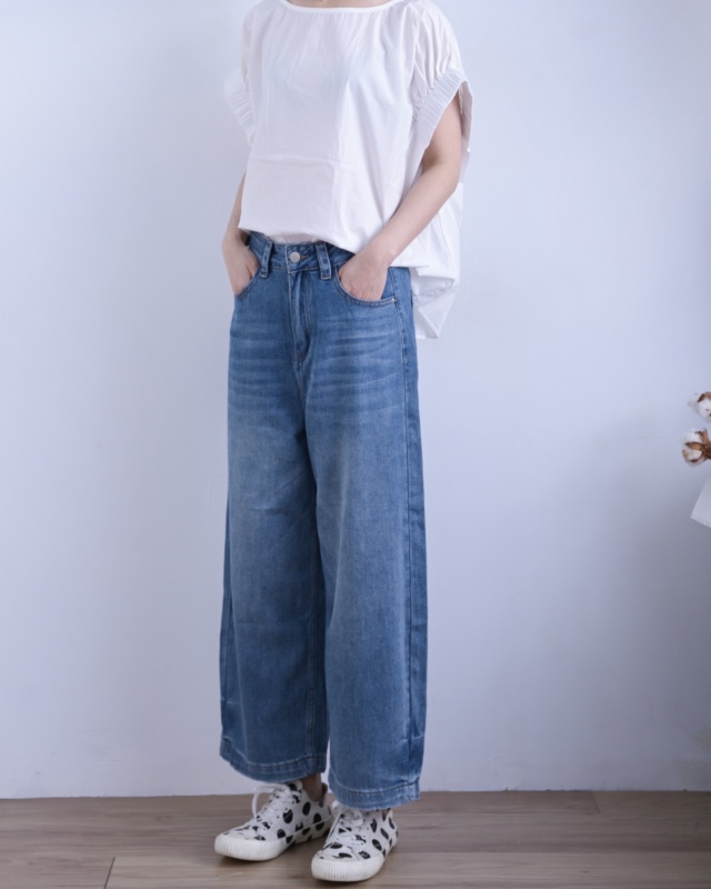 韓 袖打摺上衣 4色 size