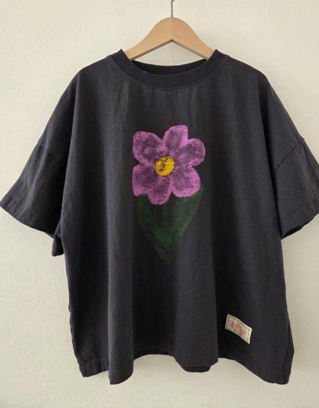 韓 葉子花寬鬆上衣 2色 size