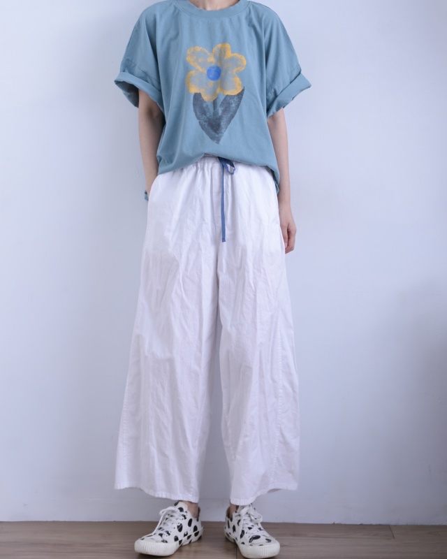 韓 葉子花寬鬆上衣 2色 size