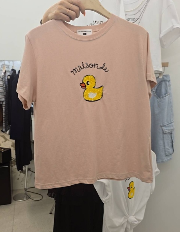 韓 亮片黃鴨上衣 2色 size