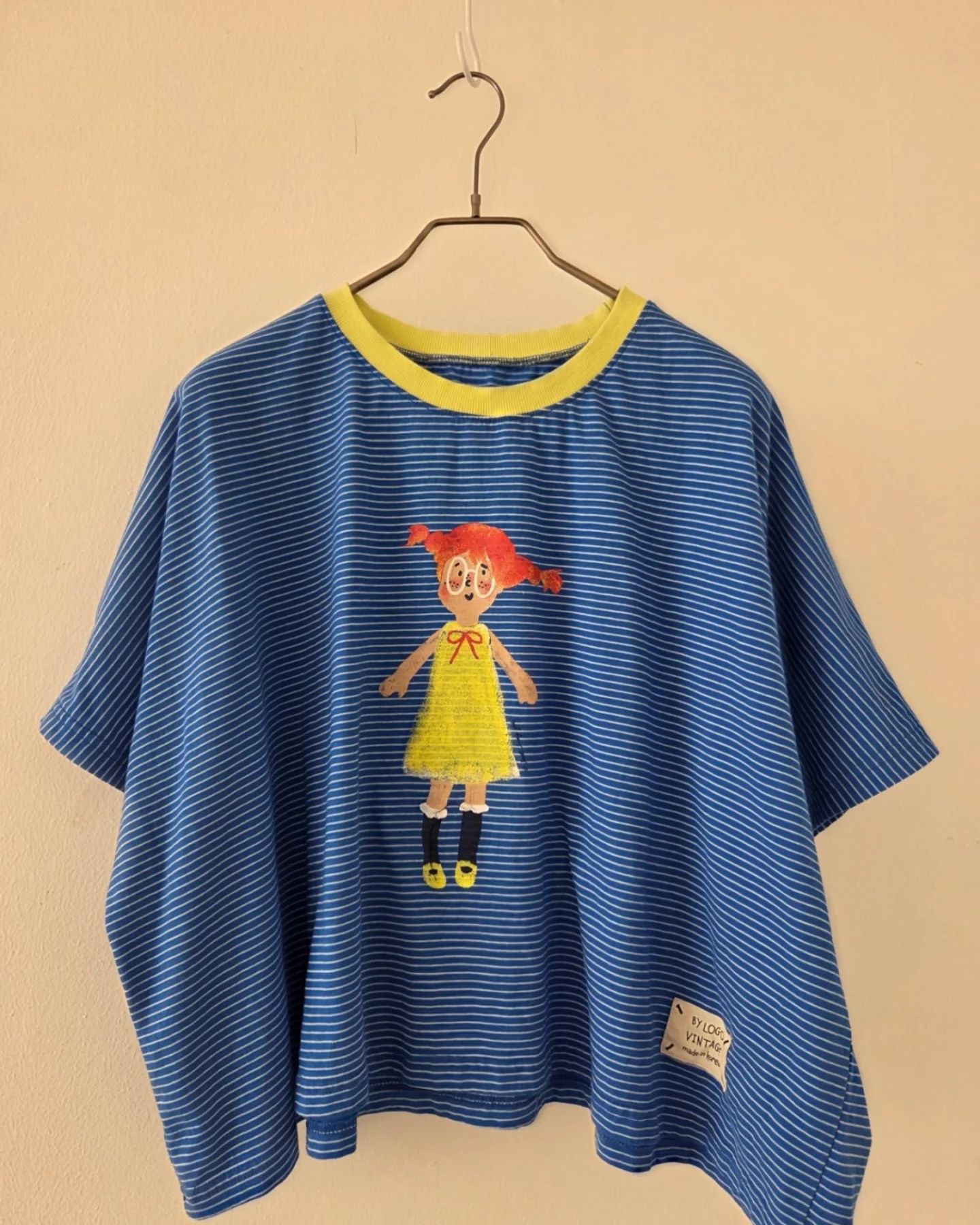 韓 辮子女孩條文上衣 3色 size