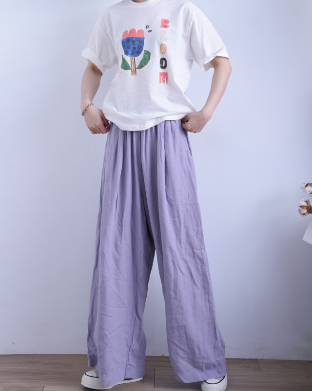 韓 卡通鬱金香花上衣 size