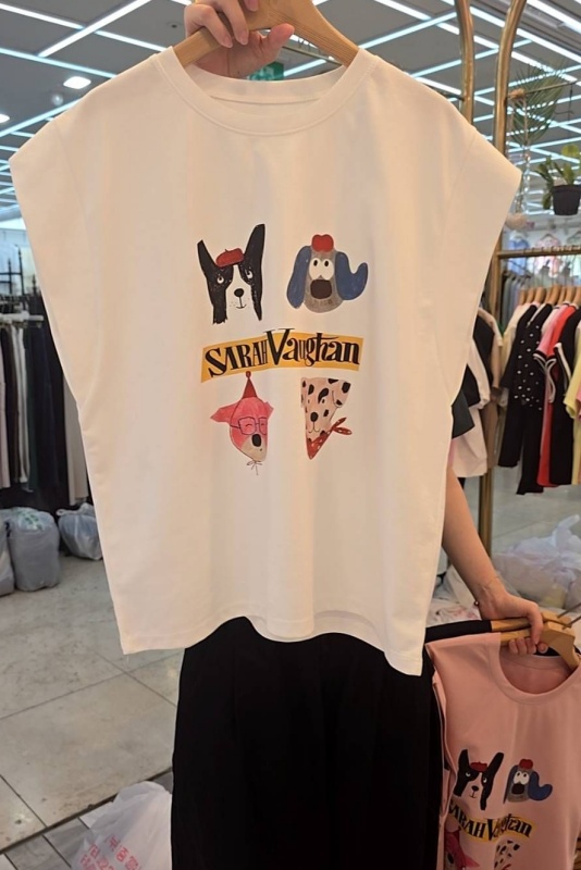 韓 四狗狗上衣 3色 size