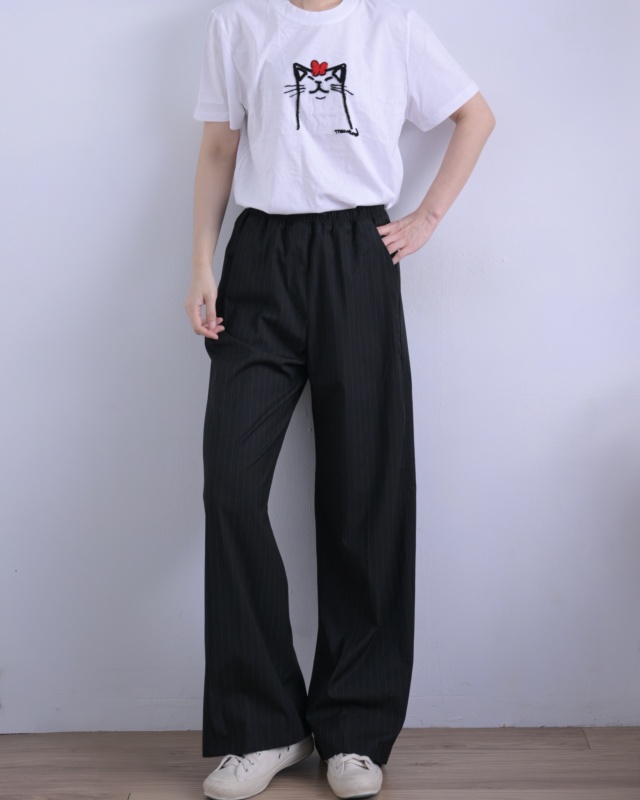 韓 蝴蝶與喵上衣 4色 size