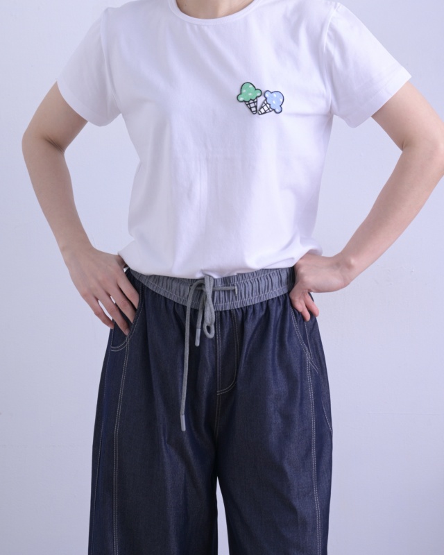 韓 兩隻冰淇淋上衣 6色 size