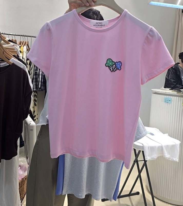 韓 兩隻冰淇淋上衣 6色 size
