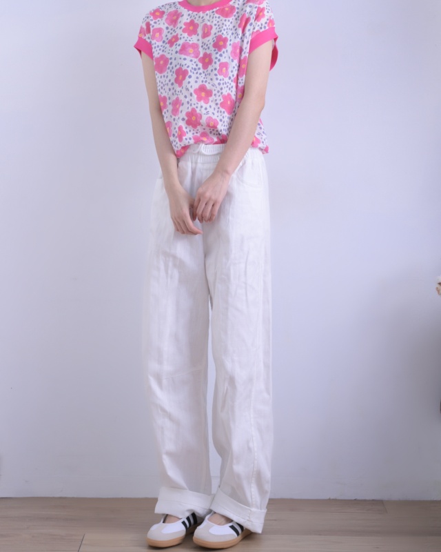 韓 點點花上衣 3色 size