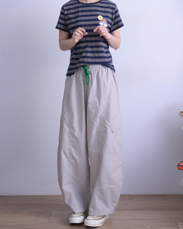 韓 彩虹條文上衣 4色 size