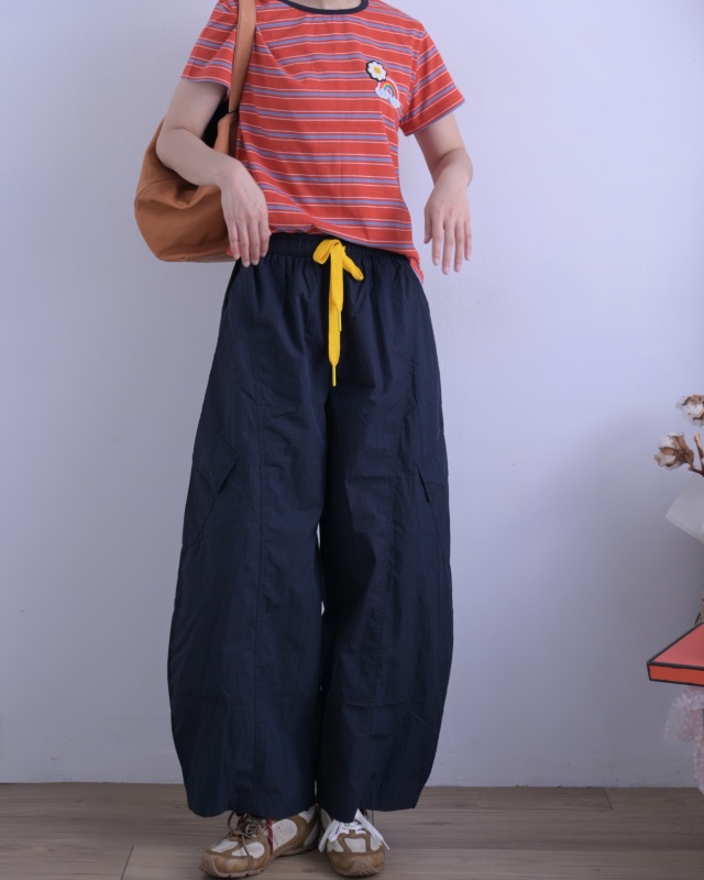 韓 彩虹條文上衣 4色 size