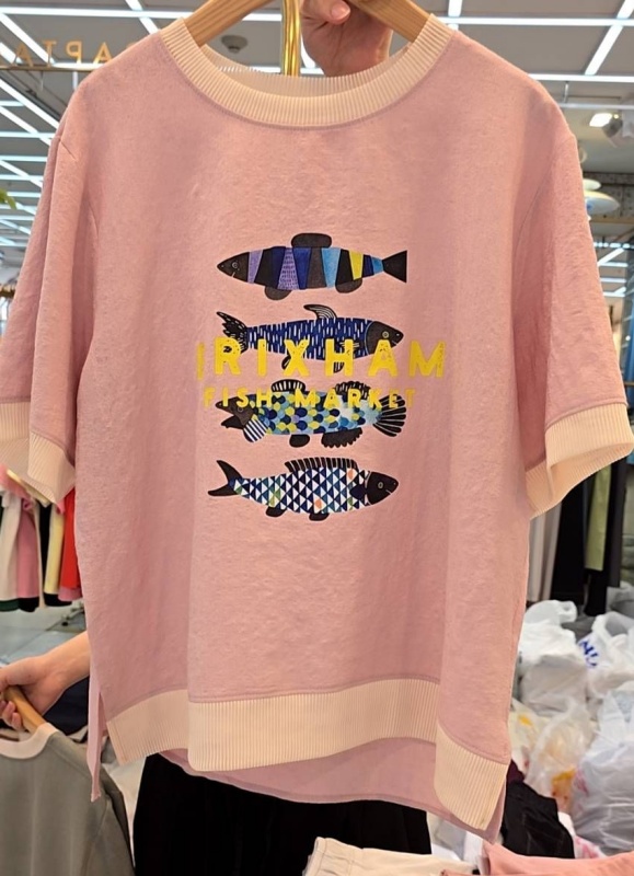 韓 魚們上衣 2色 size
