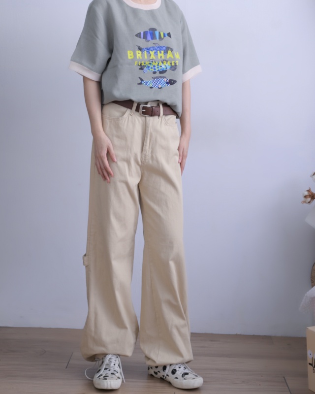 韓 魚們上衣 2色 size